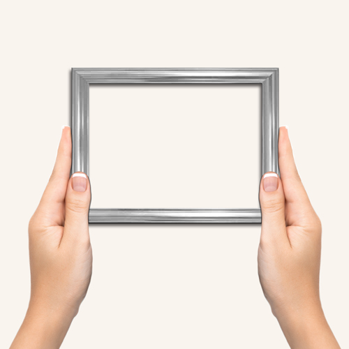 Silver-photo-frame